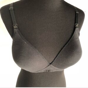 Gilligan and OMalley black molded cup nursing bra